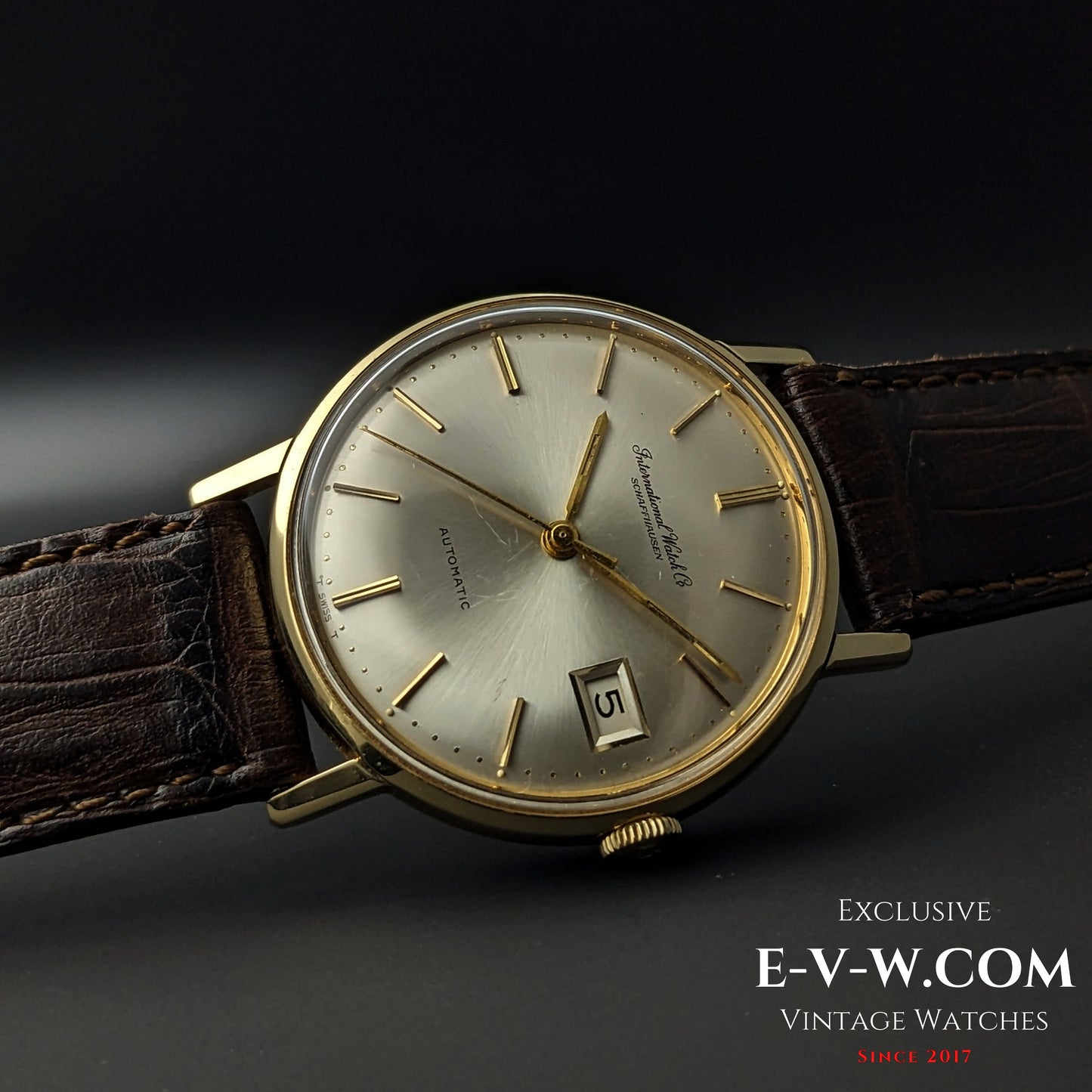 61 Years Old Vintage IWC Schaffhausen Automatic 14k Gold / Ref. 807A / Cal. 8541 / Vintage 1964