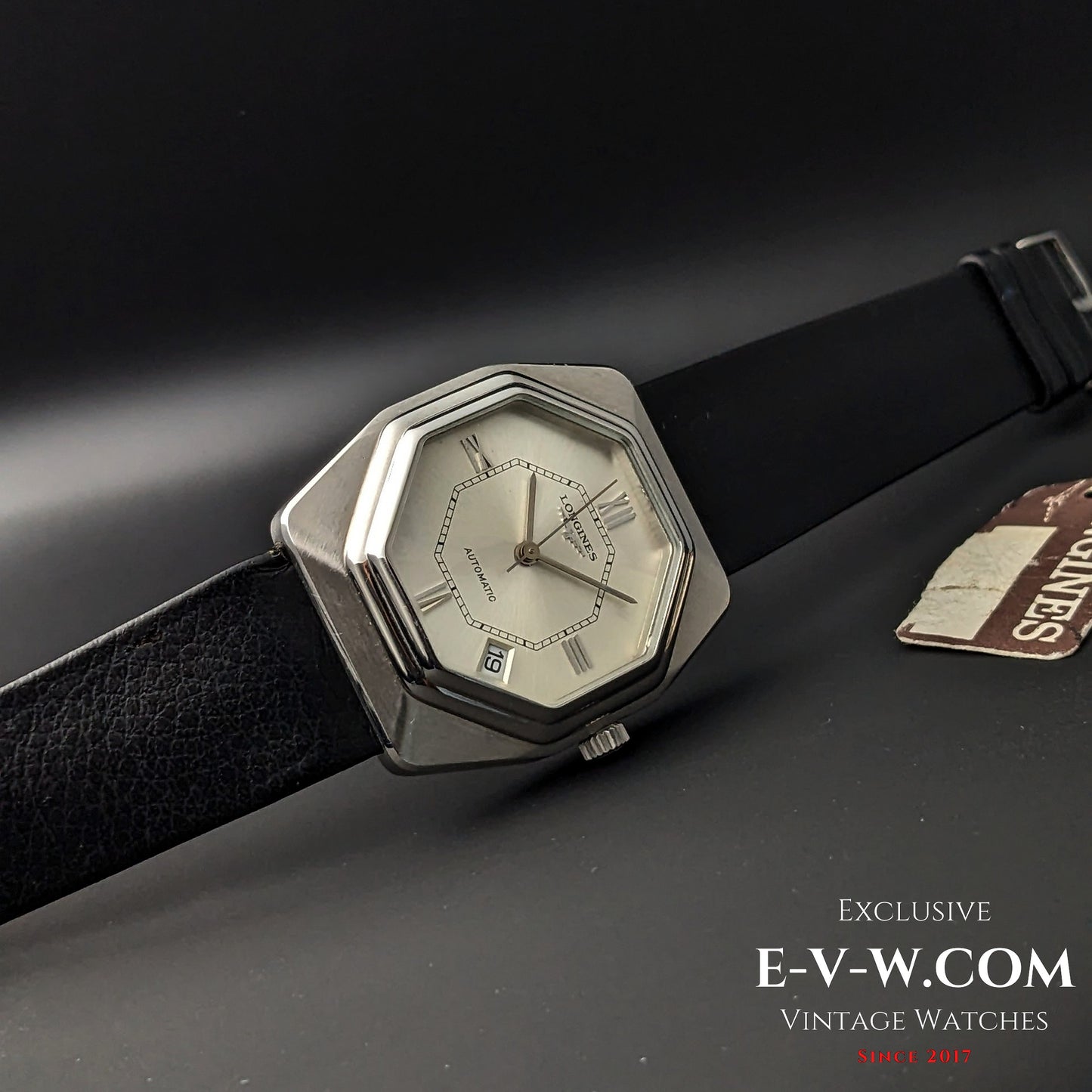 50 Years Old Vintage Longines Automatic / Octagonal / Rare NOS / Ref. 4822 / Cal. 633.1 /Vintage1975