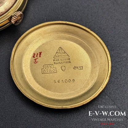 58 Years Old Vintage Omega Automatic GUBELIN / 18K Gold Ref. 161009 / Cal. 552 / Vintage 1966