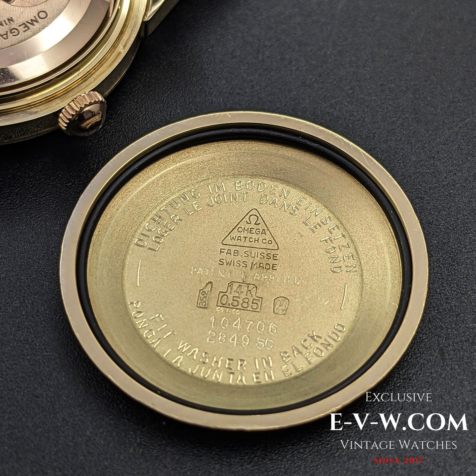 70 Years Old Vintage Omega Seamaster Calendar Solid Gold Ref. 2849 SC / Cal. 503 / Vintage 1954