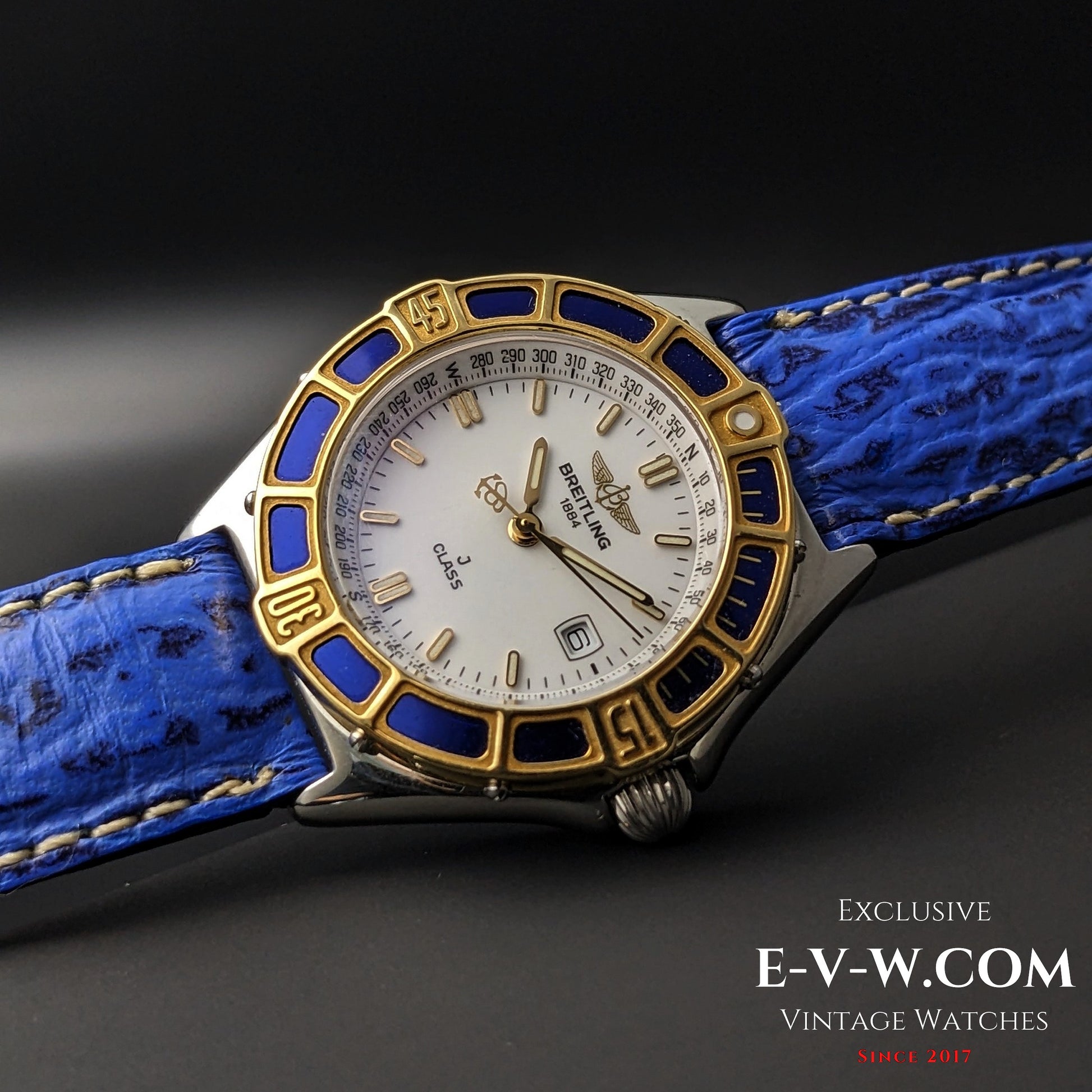 Breitling Lady J Class Lady / Two Tone 18k Gold & Stainless Steel / Ref. D52063 / Cal. B67