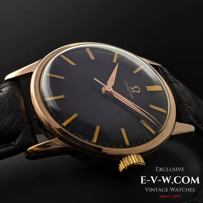 62 Years Old Vintage Omega Black dial Ref. 14714-61SC / Cal. 285 / Vintage 1961