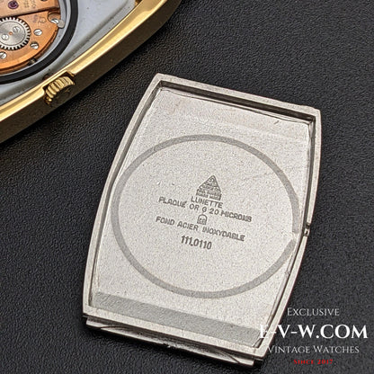 Omega Geneve Tank vintage plaquée or / Jumbo réf. 111010 / Cal. 620 / Année 1971