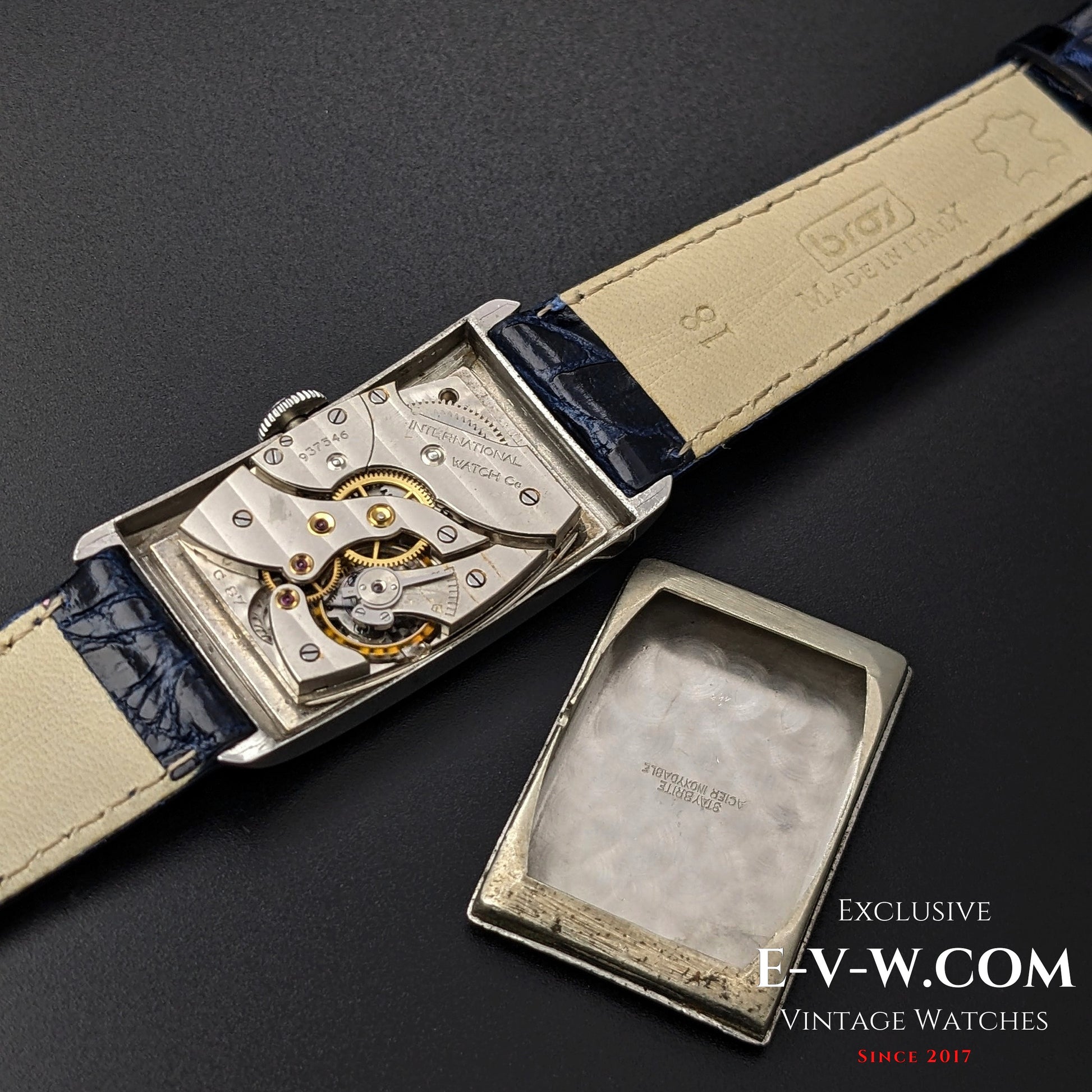 93 Years Old Vintage IWC Schaffhausen Art Deco Tank / Rare Cal. 87 / Vintage 1931