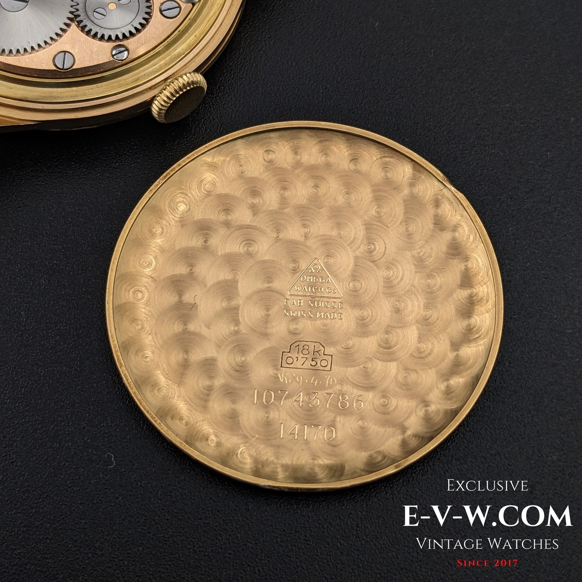 63 Years Old Vintage Omega 18k Gold / Jumbo Ref. 14170 / Cal. 268(30T2) Vintage 1961