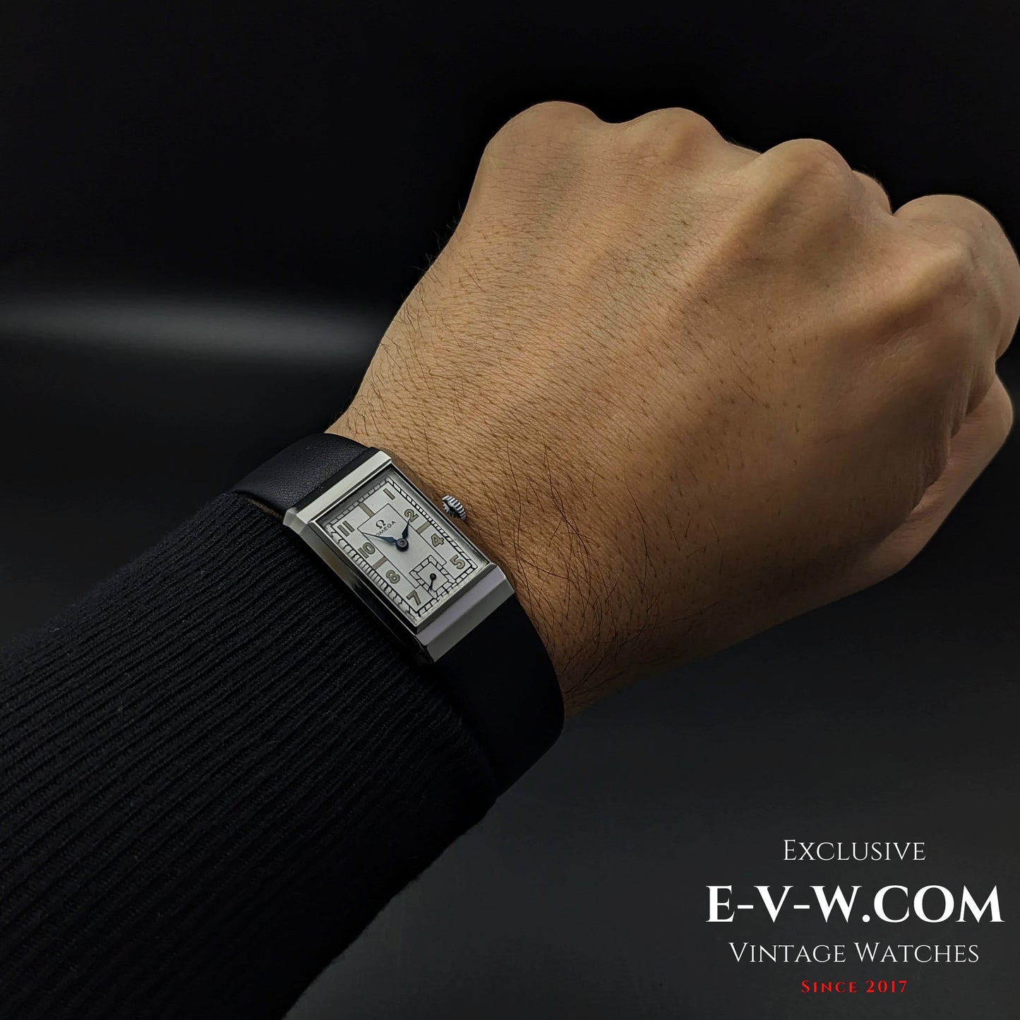 84 Years Old Vintage Omega Art Deco Tank / Cal. T17 / Vintage 1939