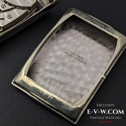 95 Years Old Antique IWC Schaffhausen Very rare / Art Deco Tank / Cal. 87 / Antique 1929