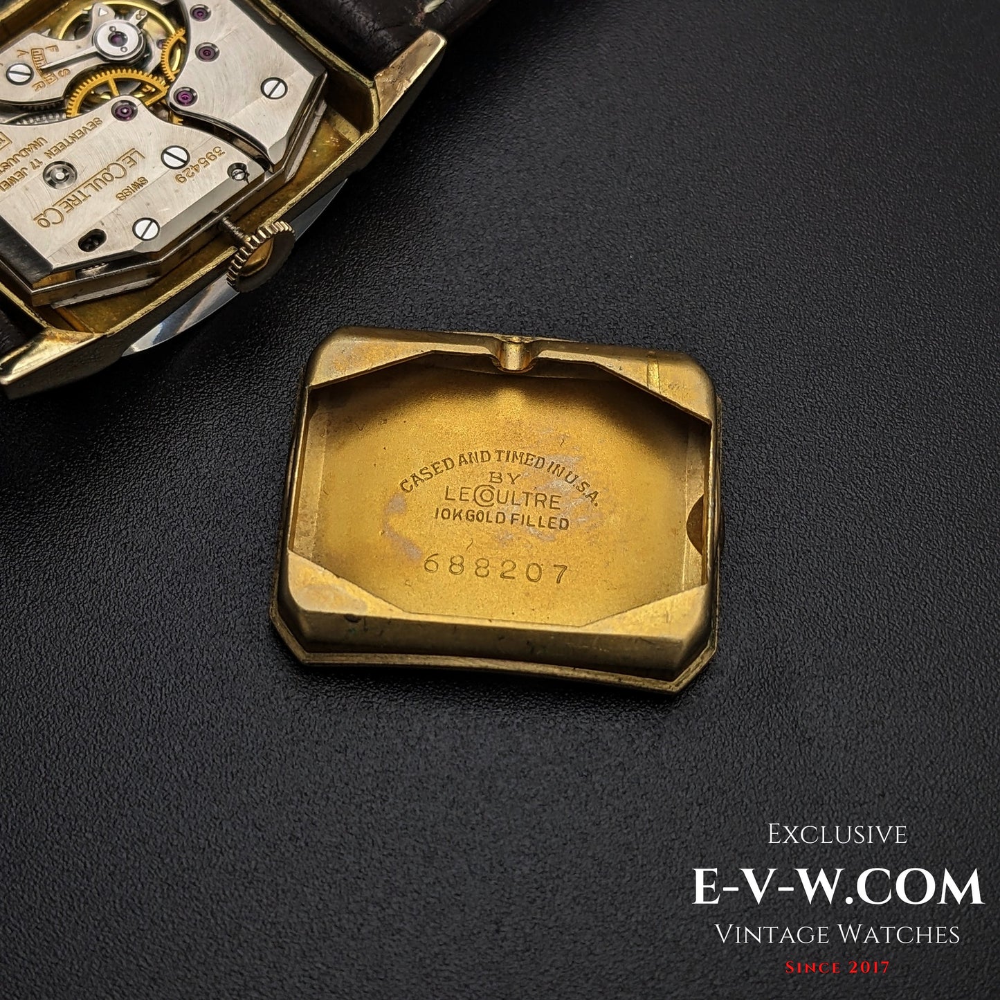 94 Years Old Antique Jaeger-LeCoultre Tank unique cristal Art Deco  Cal. 11LO Vintage 1930#e-v-w.com