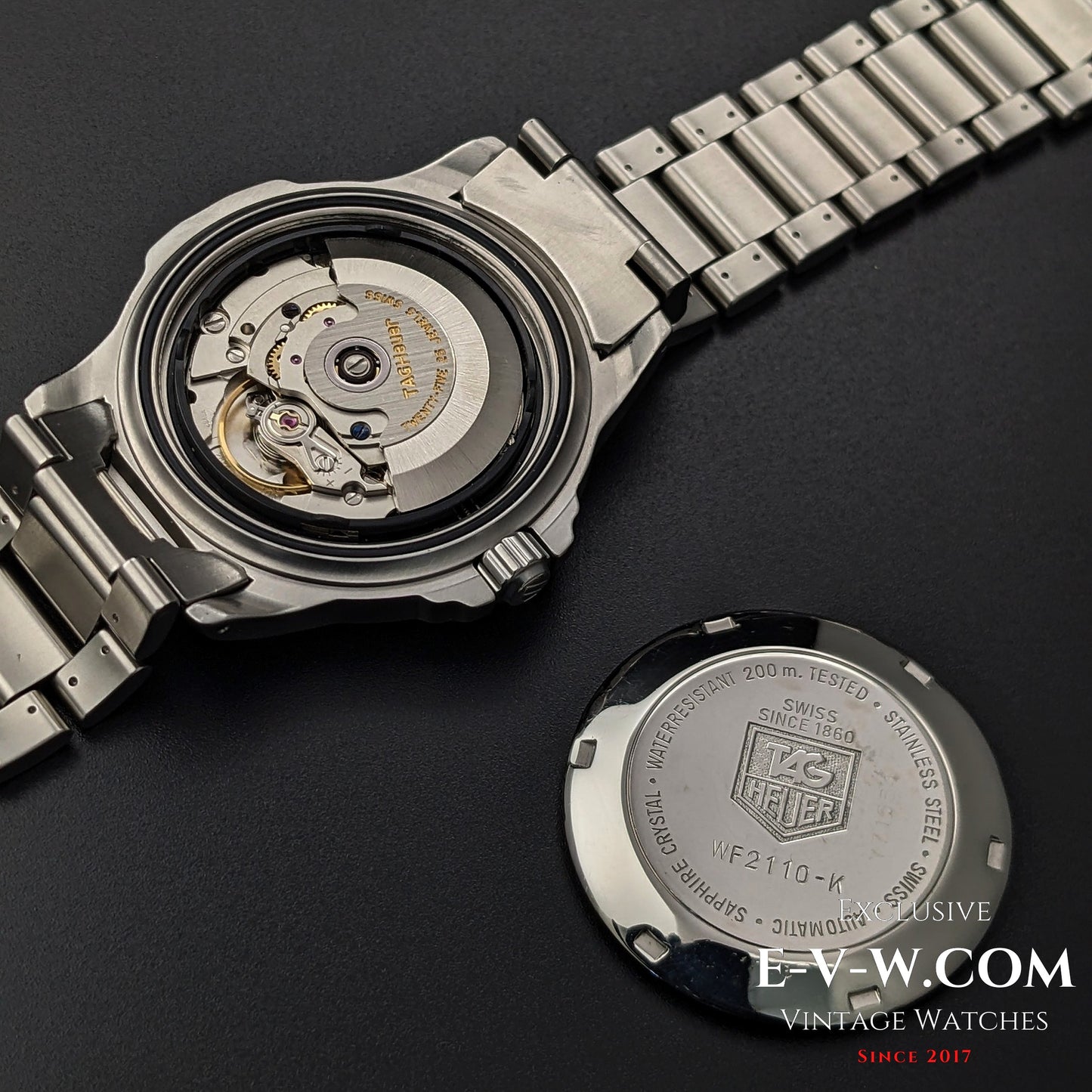 30 Years Old Vintage TAG HEUER 4000 Automatic / Ref. WF2110-K / Cal. 2824-2 / Vintage 1990's