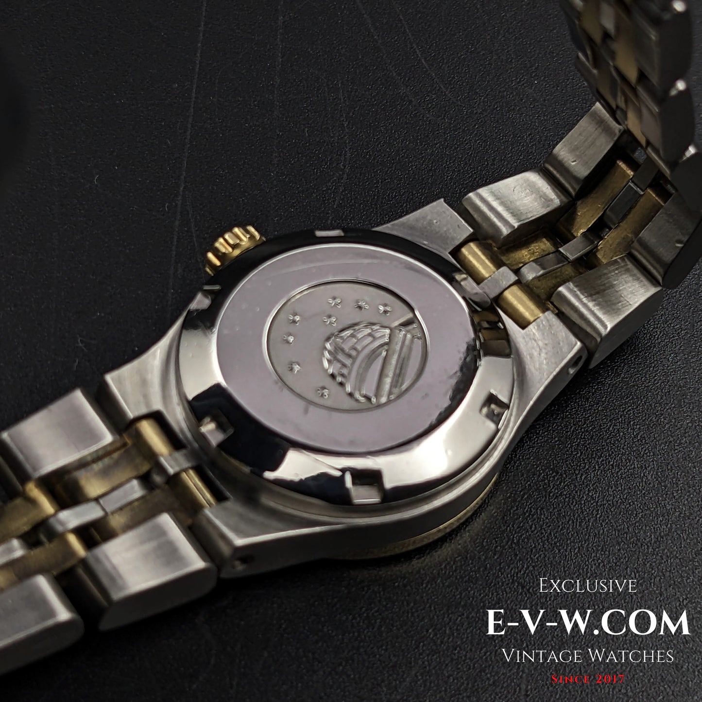 Montre Omega Constellation automatique vintage pour femme, 50 ans d'âge / Bracelet en or / Réf. 5680019 / Cal. 685 / Année 1974