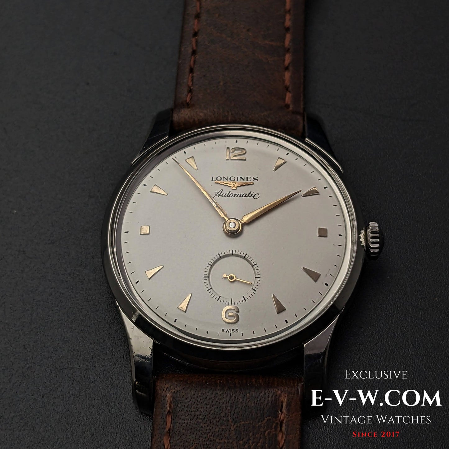 72 Years Old Vintage Longines Rare Automatic / Cal. 22A / Vintage 1951