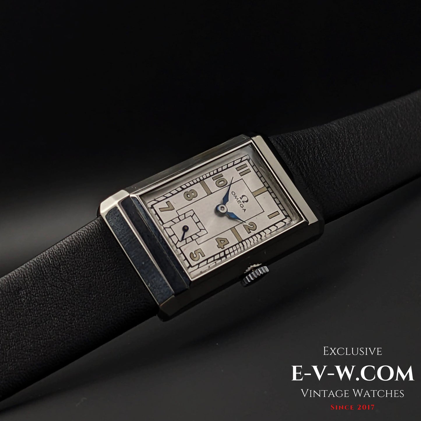 84 Years Old Vintage Omega Art Deco Tank / Cal. T17 / Vintage 1939