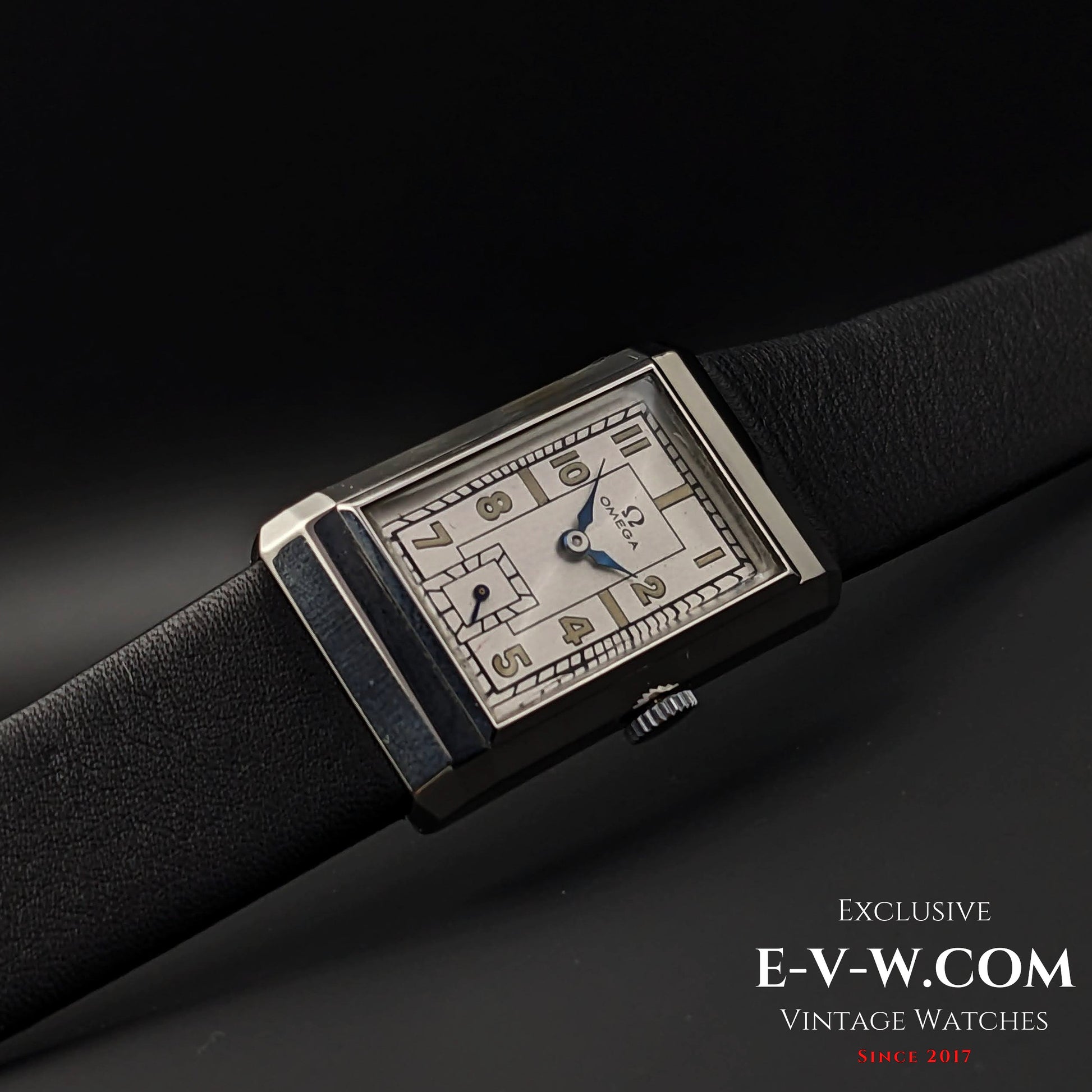 84 Years Old Vintage Omega Art Deco Tank / Cal. T17 / Vintage 1939