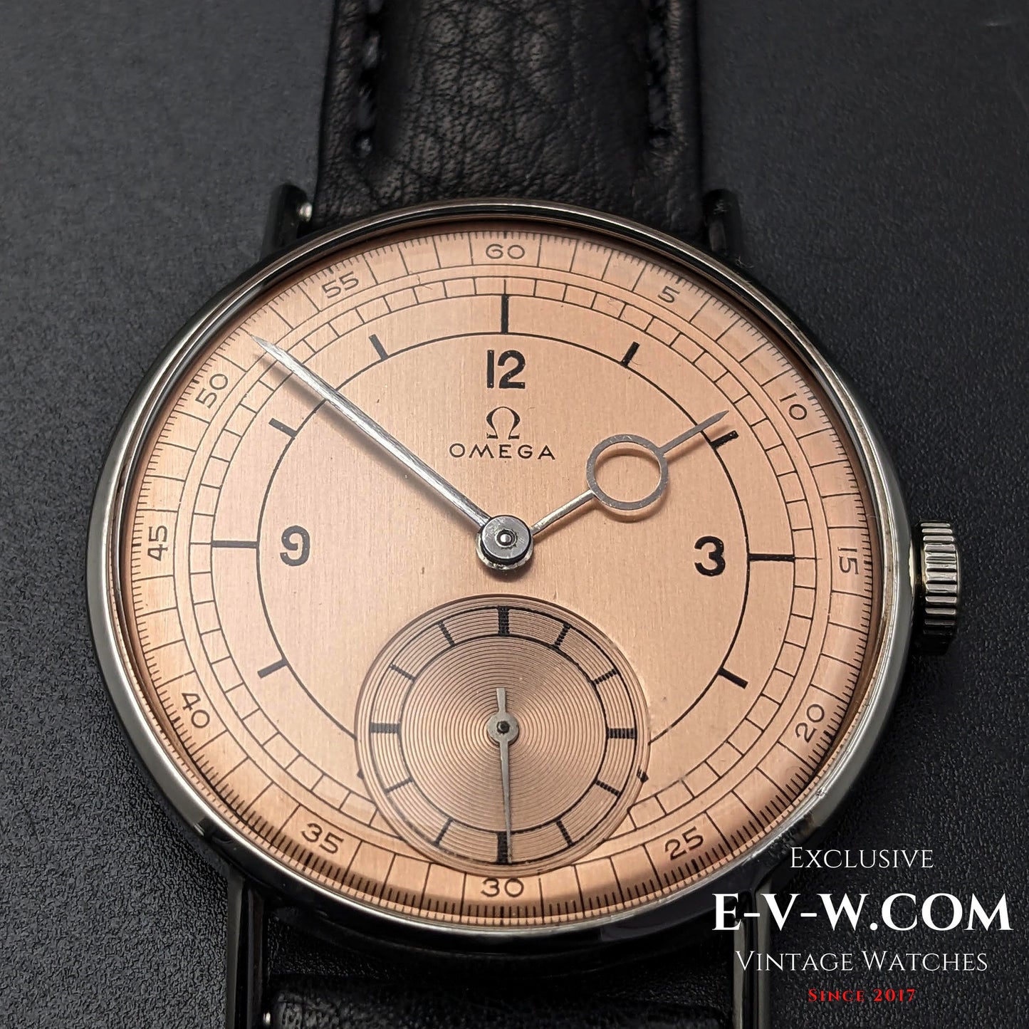 81 Years Old Vintage Omega Salomon / Rare Pontifex Hands / Cal. 30T2 / Vintage 1943