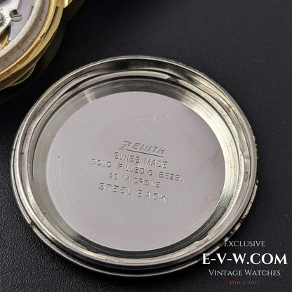 60 Years Old Vintage Zenith CHRONOMETRE Automatic CAPTAIN DE  LUXE / Cal. 2542PC / Vintage 1960s