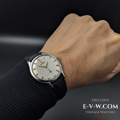 70 Years Old Vintage Omega Jumbo 38mm Oversize Ref. 2505 11 / Cal. 266 / Vintage 1954