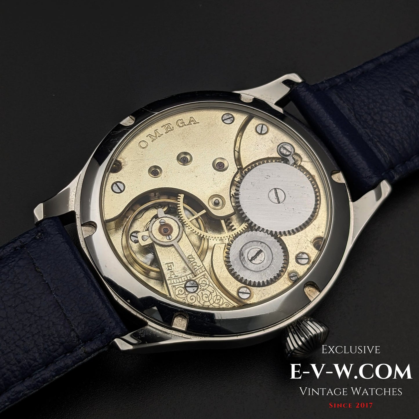 124 Years Old Antique Omega Pocket Watch Movement / Cal. 17"" / Antique 1900