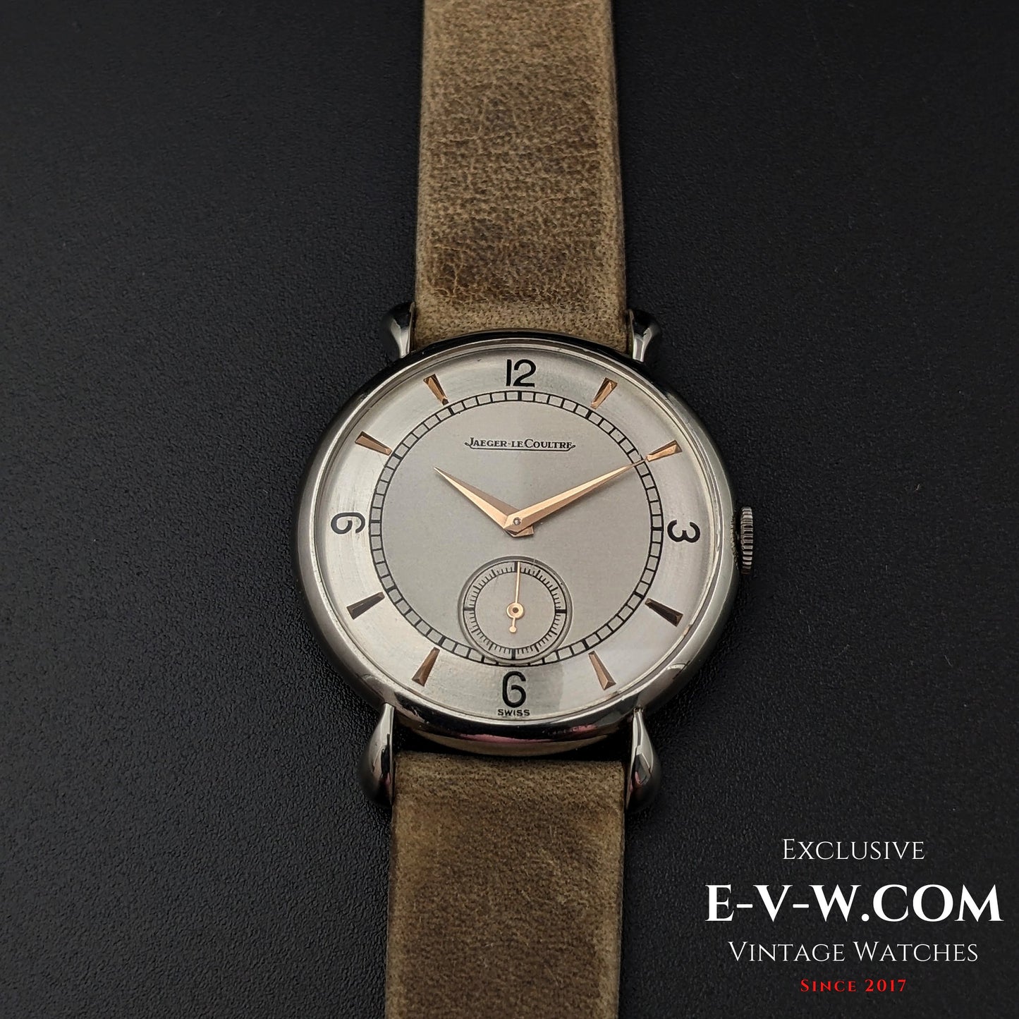 84 Vintage Jaeger LeCoultre tear-drop lugs / Cal. 428/2 Vintage 1940