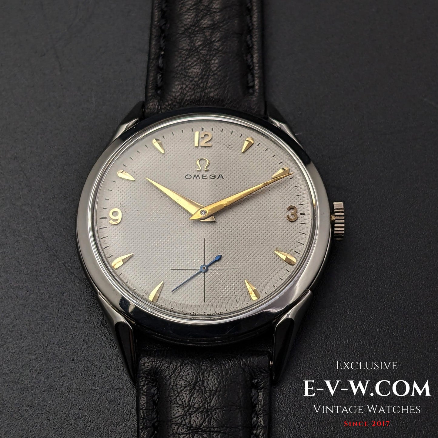 72 Years Old Vintage Omega Guilloche-Honeucomb Dial Ref. 2609 / Cal. 266 / Vintage 1952