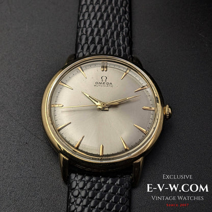 74 Years Old Vintage Omega Automatic Bumper / 14K solid Gold Ref. G6518 / Cal. 351 / Vintage 1950