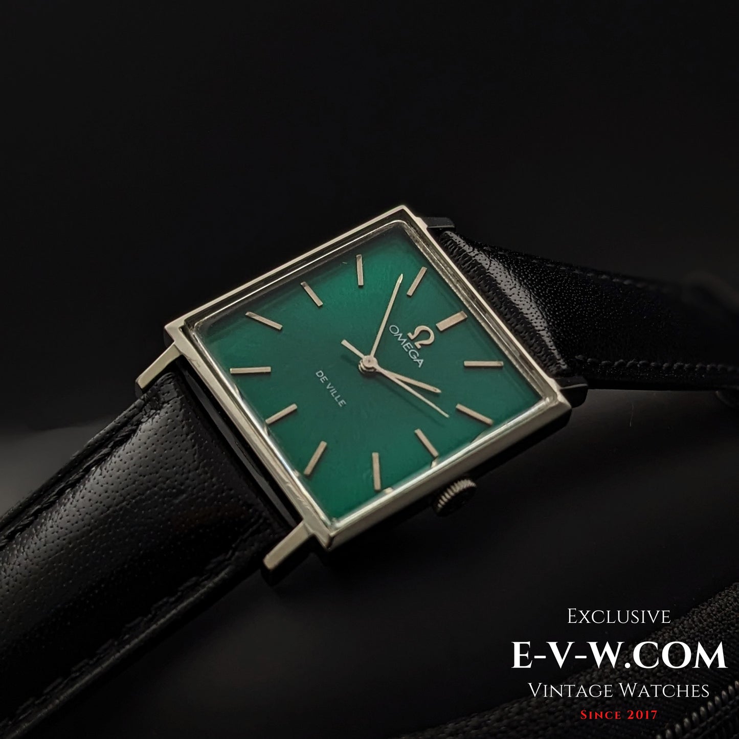 Omega De Ville vintage de 59 ans / Carrée / Réf. 161014 / Cal. 671 / Année 1965