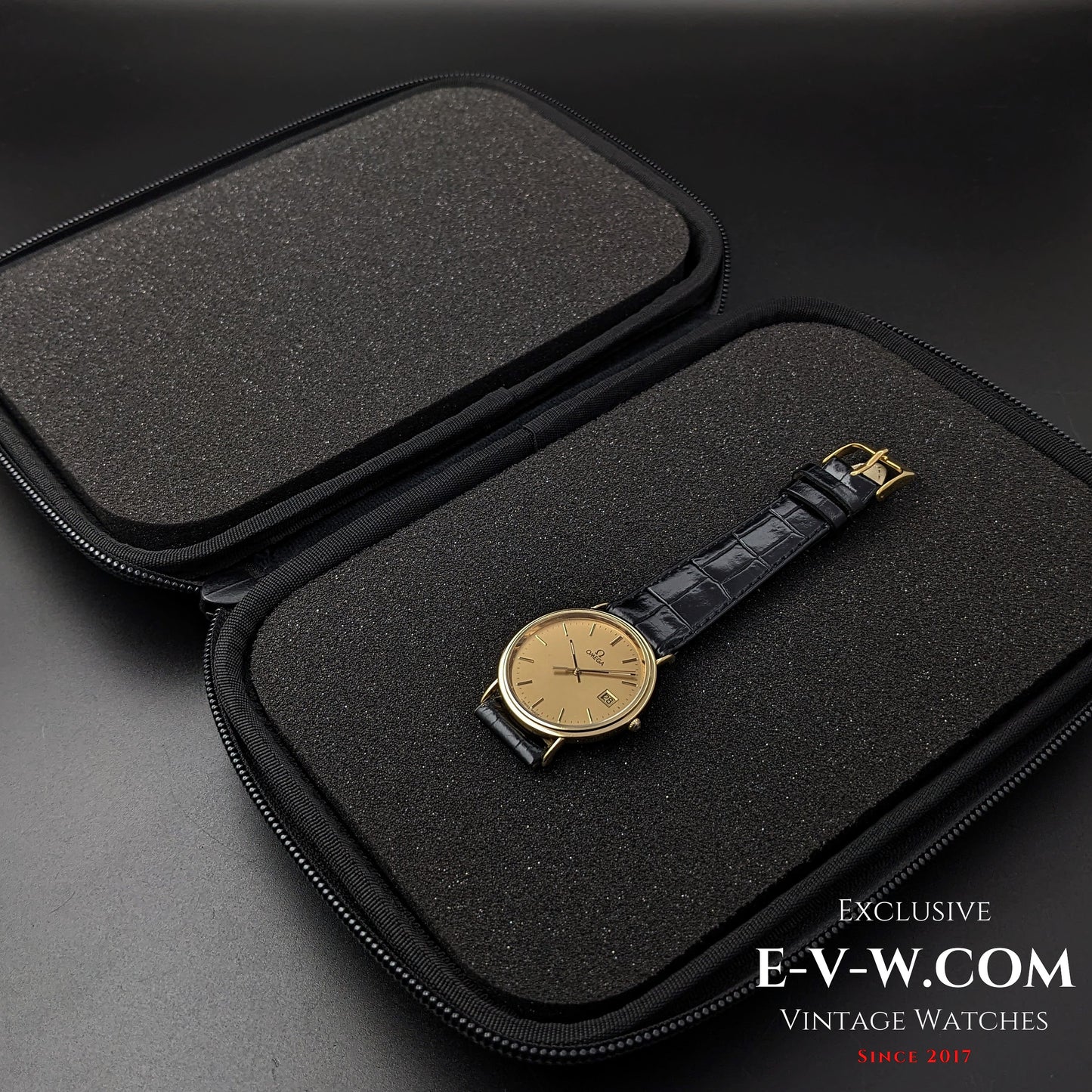 Vintage Omega Classic 18k Gold / Cal. 1530 / Vintage 1980s