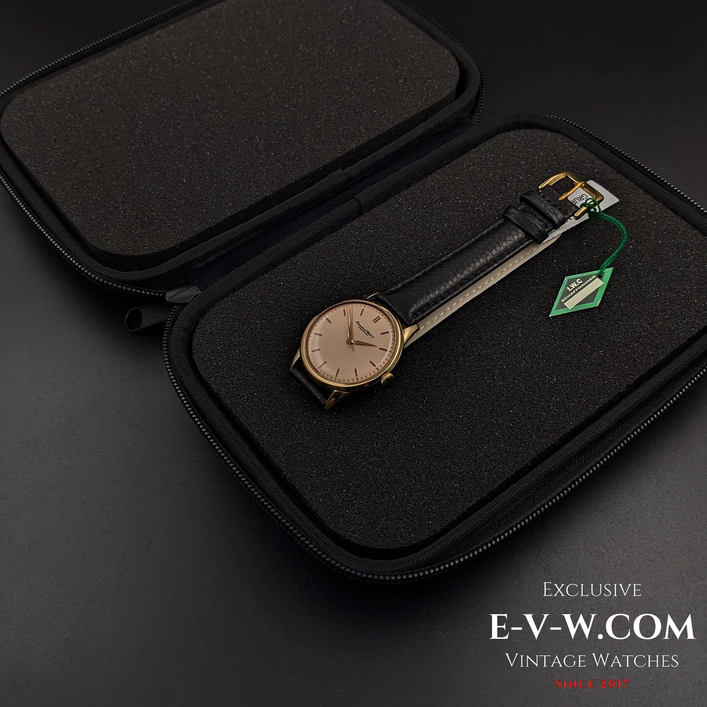 IWC Schaffhausen 18k Pink Gold Salmon Dial / Cal. 89 / Vintage 1957