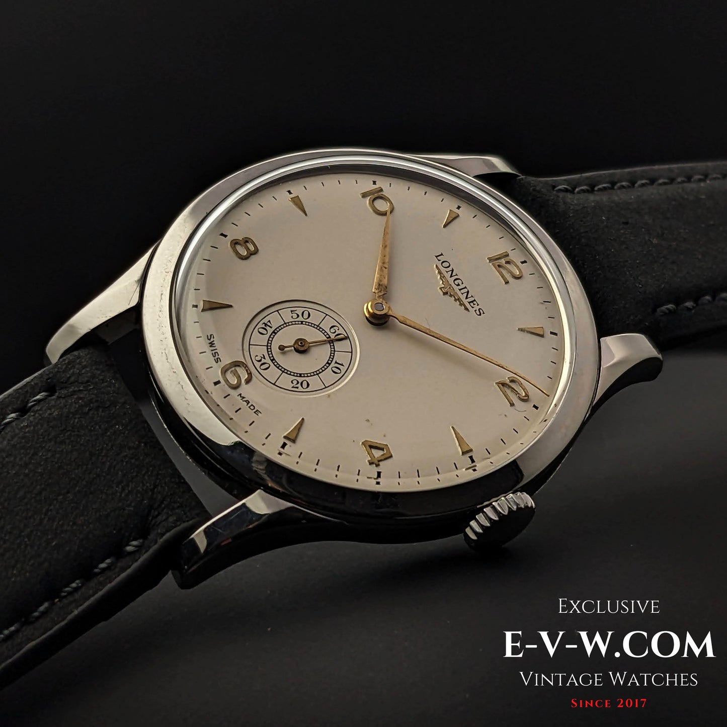 74 Years Old Vintage Longines Calatrava / Cal. 1268Z / Vintage 1950