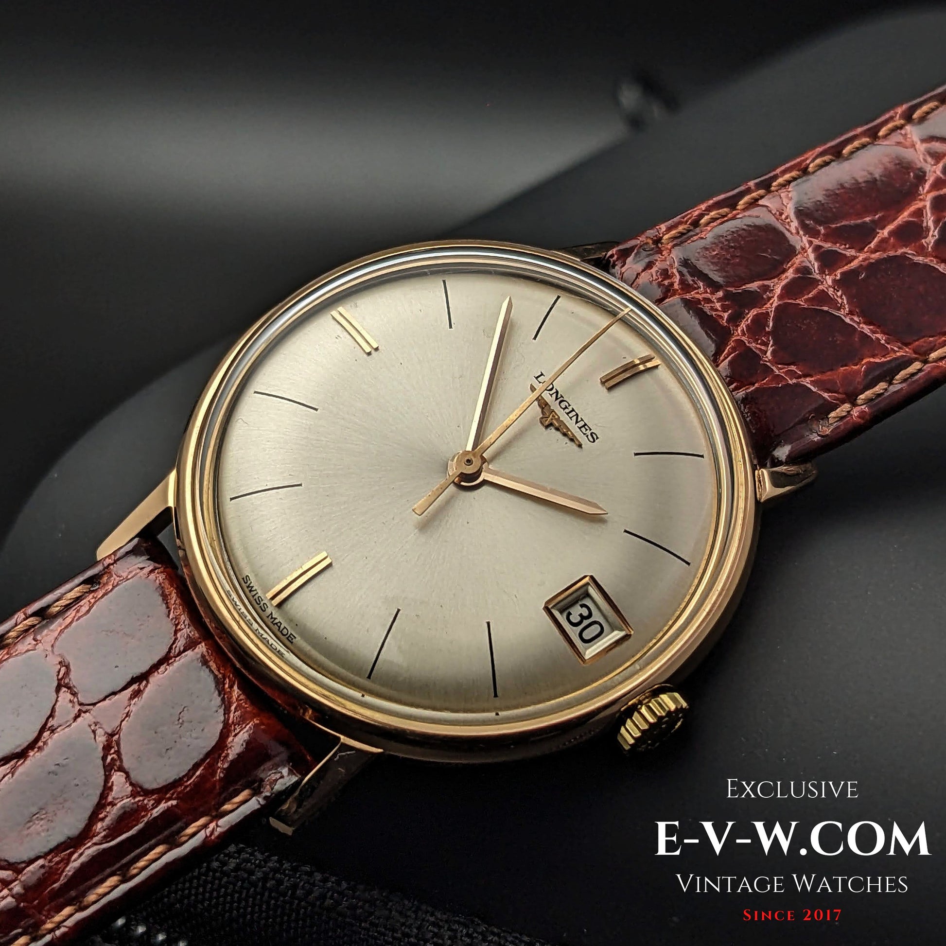 57 Years Old Vintage Longines Classic Calatrava 18k Gold / Cal. 701 / Vintage 1966