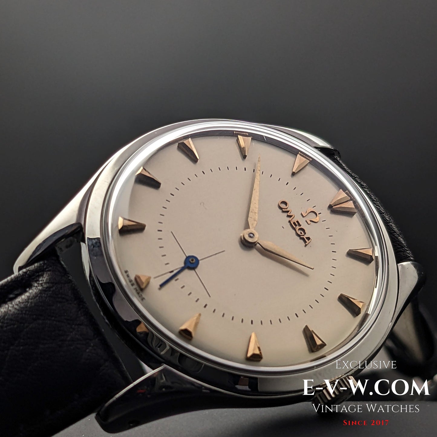 70 Years Old Vintage Omega Jumbo 38mm Oversize Ref. 2505 11 / Cal. 266 / Vintage 1954