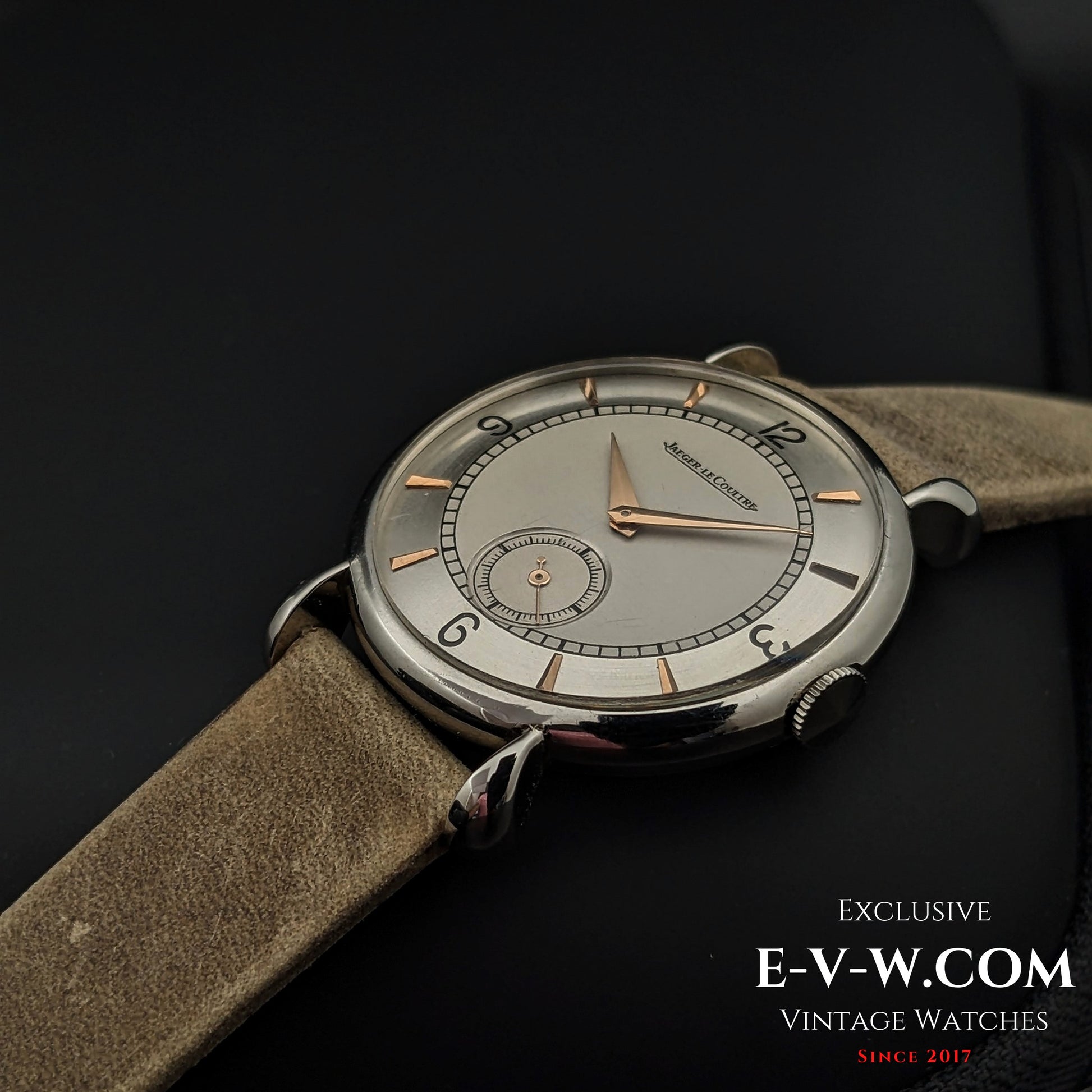 84 Vintage Jaeger LeCoultre tear-drop lugs / Cal. 428/2 Vintage 1940