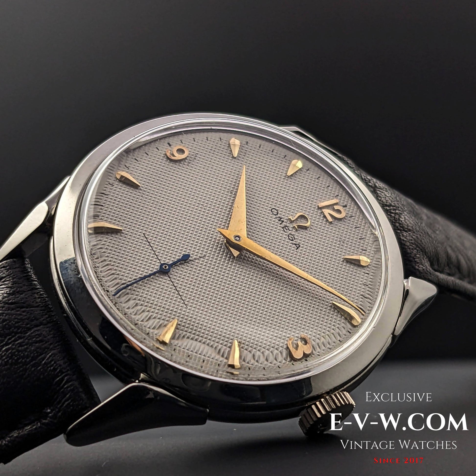72 Years Old Vintage Omega Guilloche-Honeucomb Dial Ref. 2609 / Cal. 266 / Vintage 1952