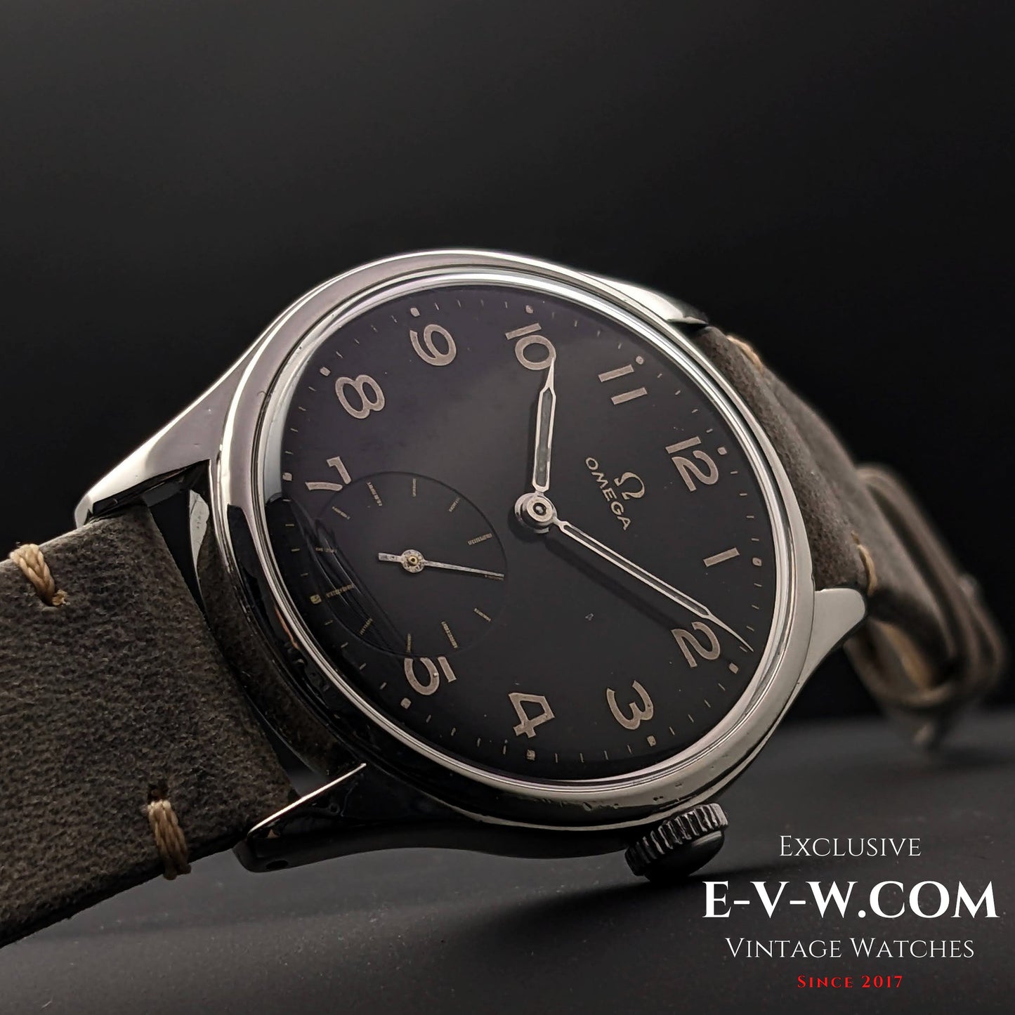 77 Years Old Vintage Omega military Ref. 2383 7 / Cal. 285 (30T2) / Vintage 1947a