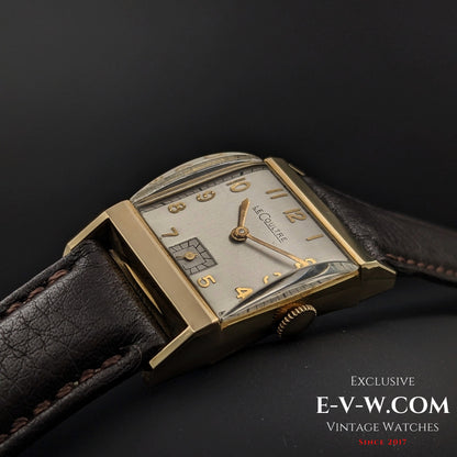 94 Years Old Antique Jaeger-LeCoultre Tank unique cristal Art Deco  Cal. 11LO Vintage 1930#e-v-w.com
