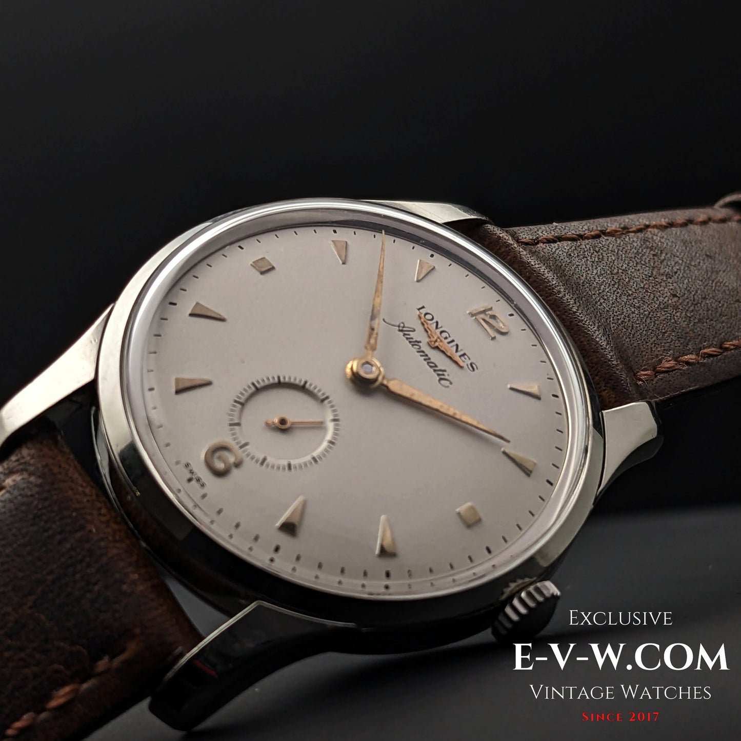 72 Years Old Vintage Longines Rare Automatic / Cal. 22A / Vintage 1951