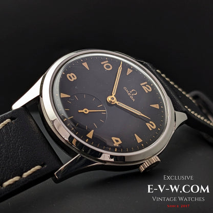 77 Years Old Vintage Omega Black Ref. 2622-1 / Cal. 265 (30T2) / Vintage 1947