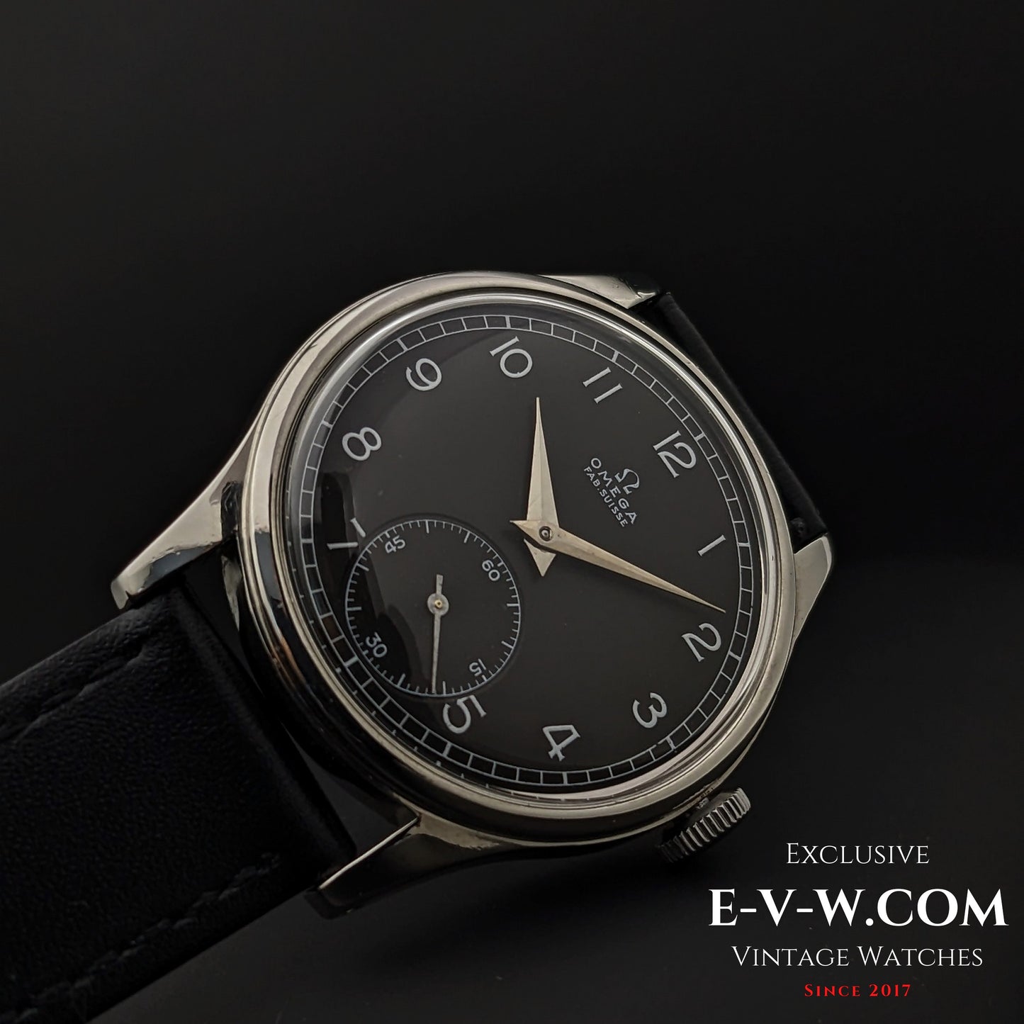 80 Years Old Vintage Omega SUVERAN WWII Ref. 2400-7 / Cal. 30T2PC Vintage 1944