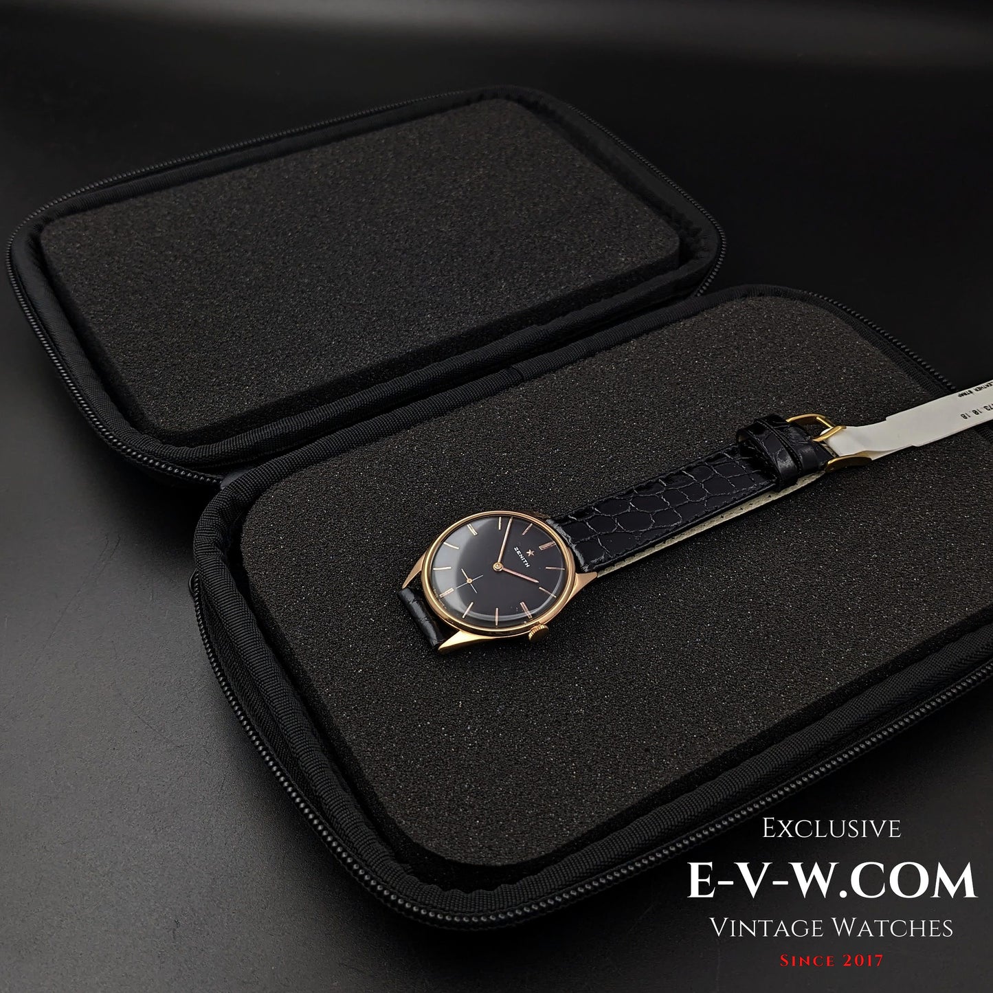 59 Years Old Vintage Zenith 18K Rose Gold 7583-1 / Cal. 40T / Vintage 1956 /e-v-w.com