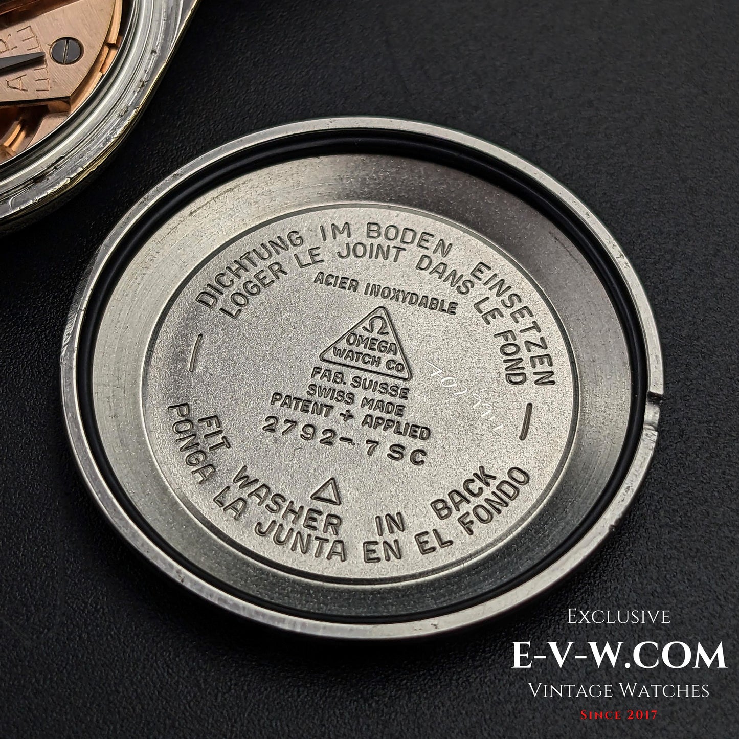 Omega vintage surdimensionnée réf. 2792-2 SC / Cal. 283 (famille 30T2) / millésime 1954, 69 ans