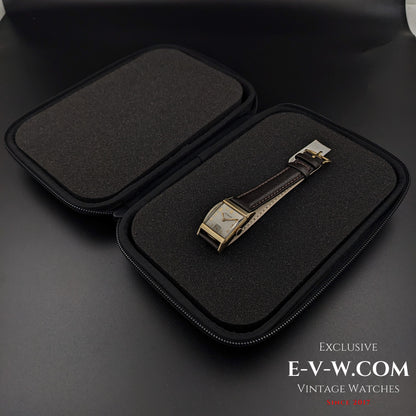 94 Years Old Antique Jaeger-LeCoultre Tank unique cristal Art Deco  Cal. 11LO Vintage 1930#e-v-w.com