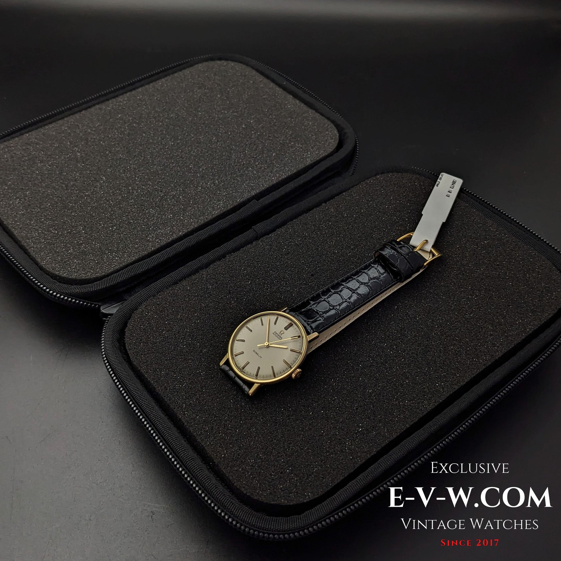 58 Years Old Vintage Omega Automatic GUBELIN / 18K Gold Ref. 161009 / Cal. 552 / Vintage 1966