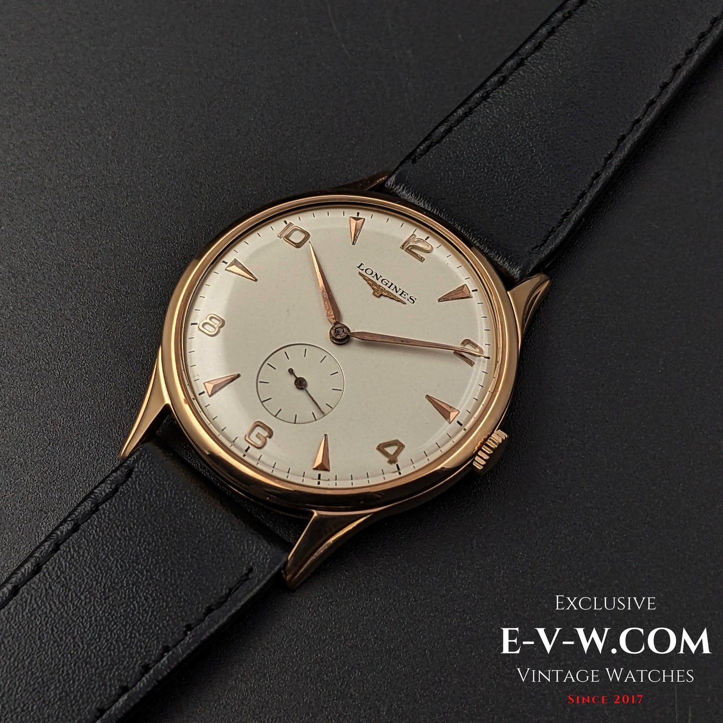 70 Years Old Vintage Longines 18k Gold Automtaic / Cal. 22A / Vintage 1953
