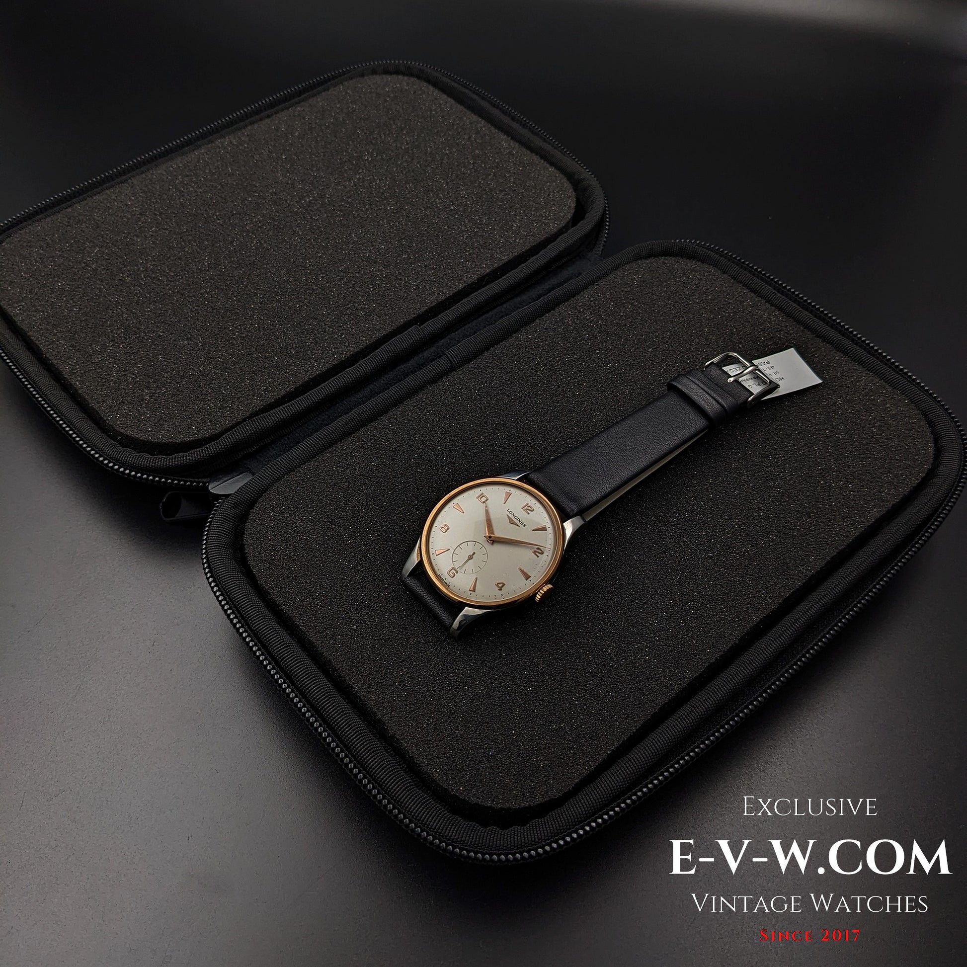 66 Years Old Vintage Longines Calatrava Oversize Jumbo Two Tone Ref. 4914 Cal. 12.68Z  Vintage 1958