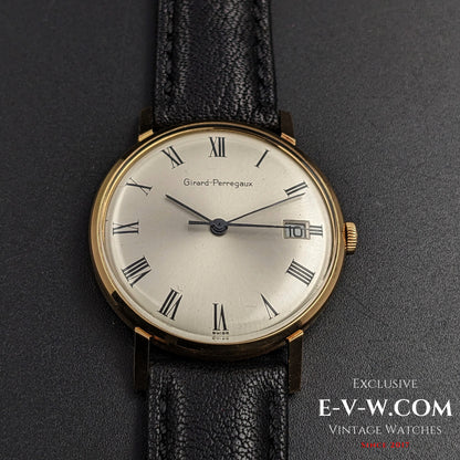 60 Years Old Vintage Girrard Perregaux  Classic  18k Gold / Cal.266 / Vintage 1960