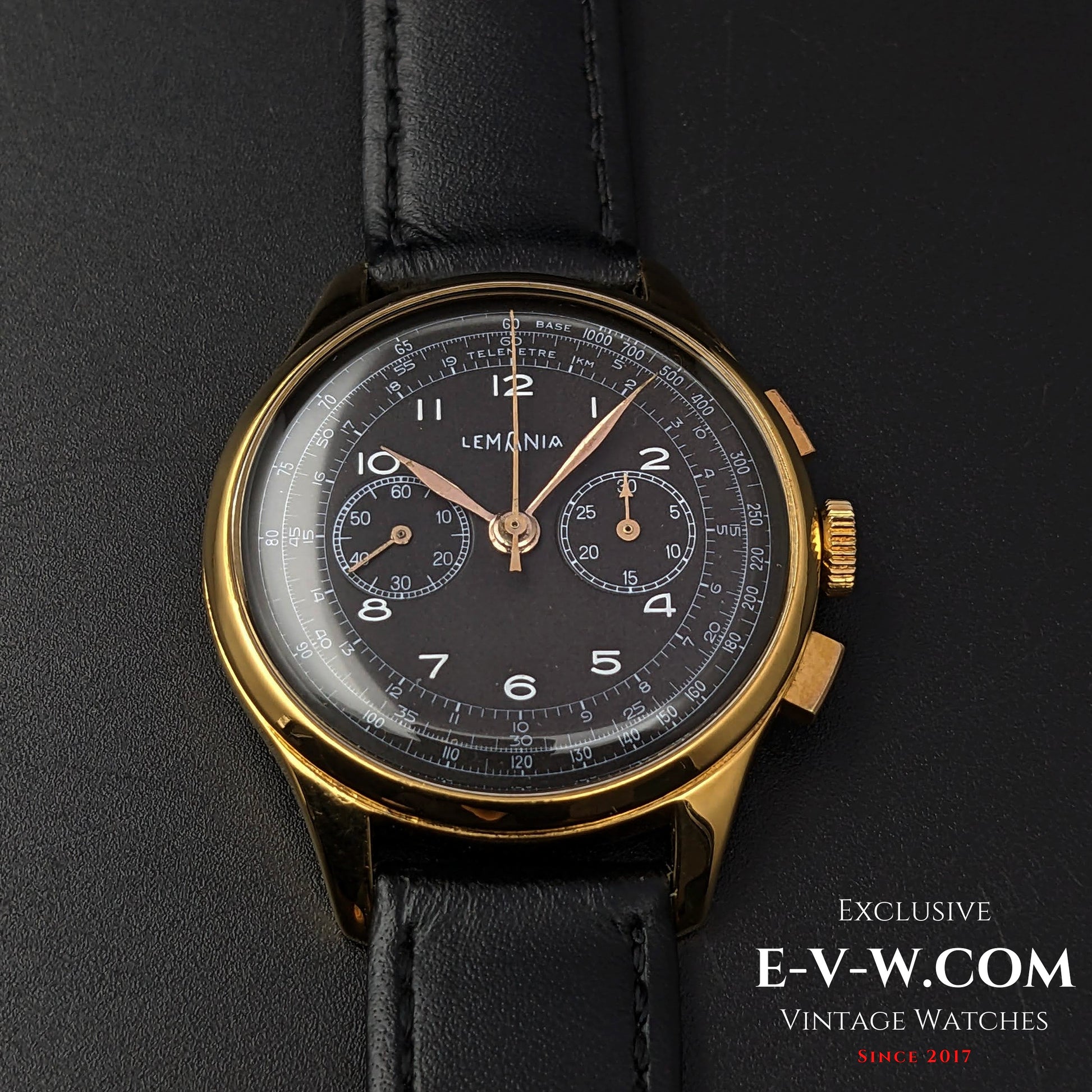 80 Years Old Vintage Lemania Chronograph Cal.2310 / Vintage 1940s