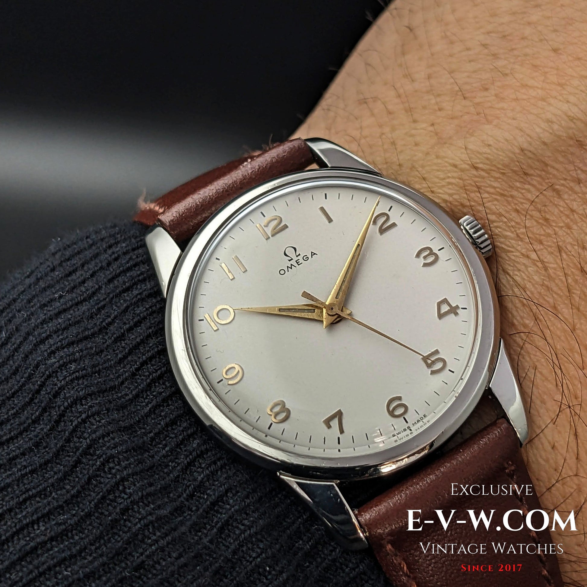 66 Years Old Vintage Omega Calatrava 14726 1SC / Cal. 285 (30T2 family) / Vintage 1958