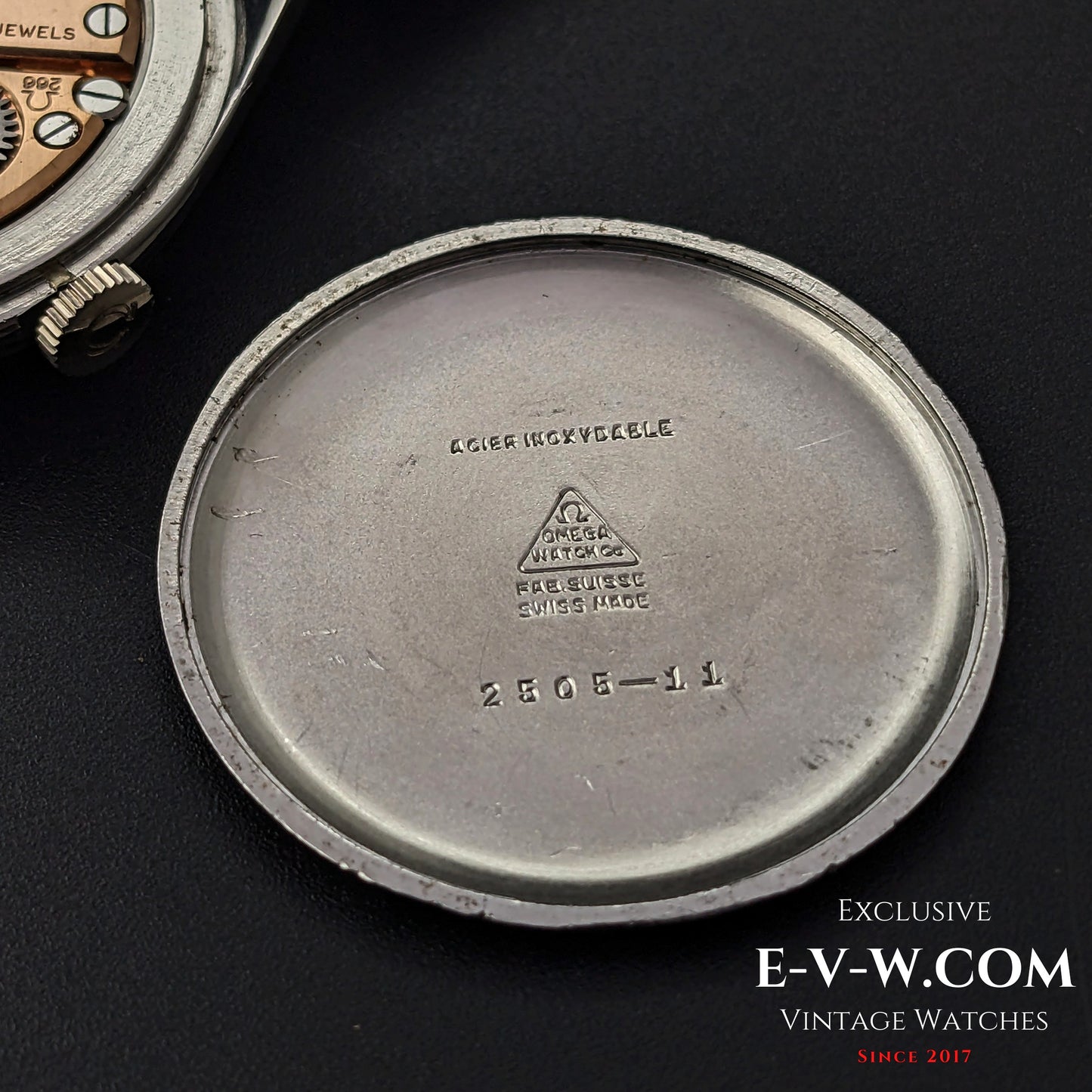 70 Years Old Vintage Omega Jumbo 38mm Oversize Ref. 2505 11 / Cal. 266 / Vintage 1954