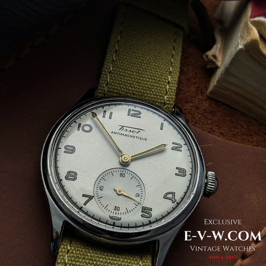 Montre vintage Tissot « Antimagnétique » automatique BUMPER de 70 ans | Réf. 6540-1 | Cal. 31-1 | Année de fabrication : 1955 |