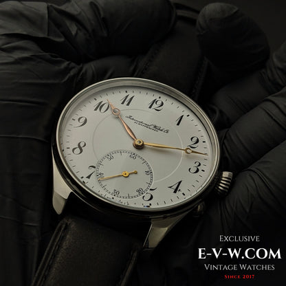 107 Years Old Antique IWC Schaffhausen Jumbo / Pocket Watch Movement / Cal. 66 / Vintage 1918