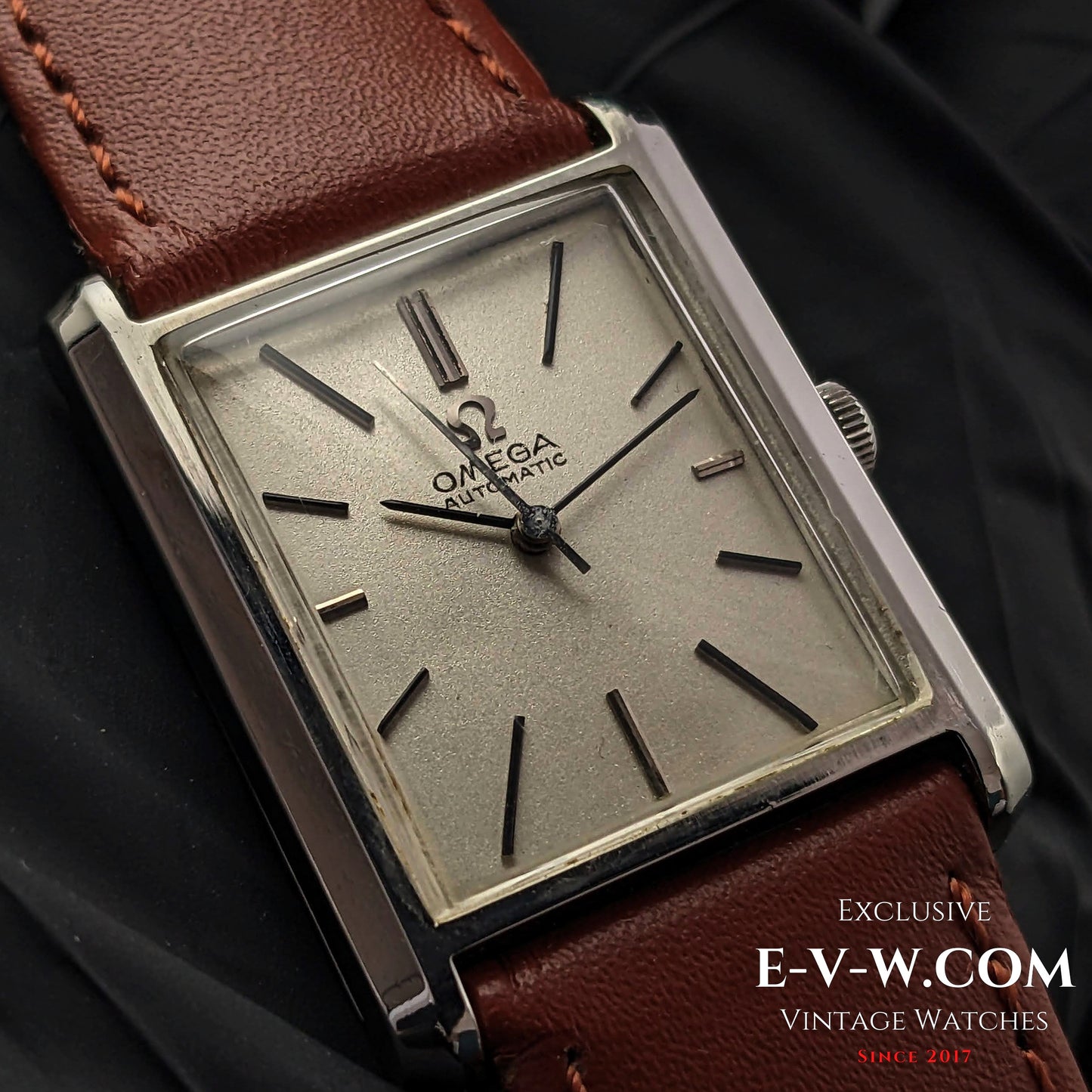 59 Years Old Vintage Omega Omega Automatic Tank / Art Deco Ref. 161013 / Cal. 671 / Vintage 1965